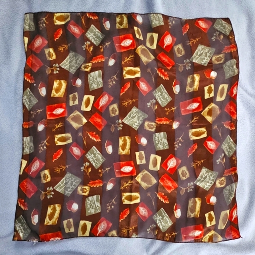Autumn Colorful Patterned Scarf